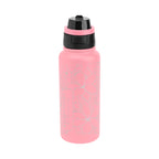 Pop Sip and Chug Recycled Steel Bottle, Laser Engraved, 32 oz - Pink - Laser