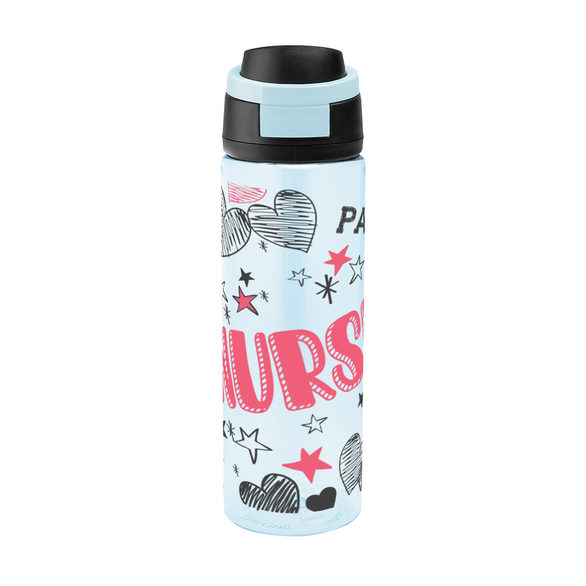 Pop Sip Bottle in Full Color, 24 oz - Blue - Megabrite