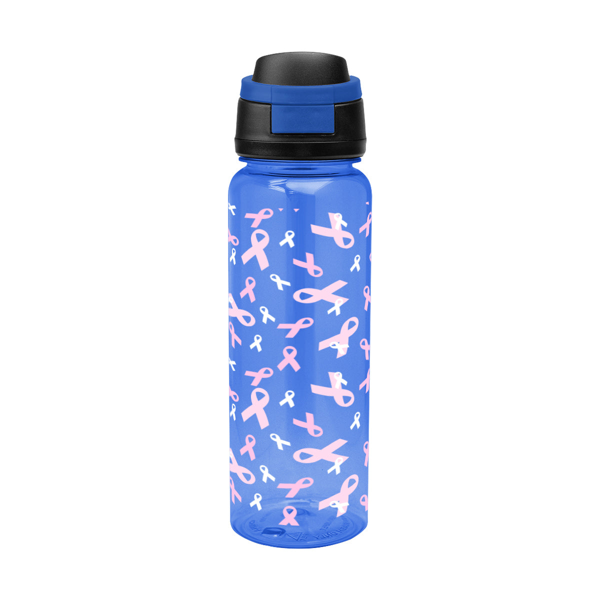 Pop Sip Bottle in Full Color, 32 oz - Blue - Megabrite
