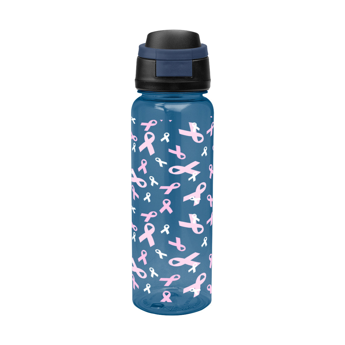 Pop Sip Bottle in Full Color, 32 oz - Navy - Megabrite