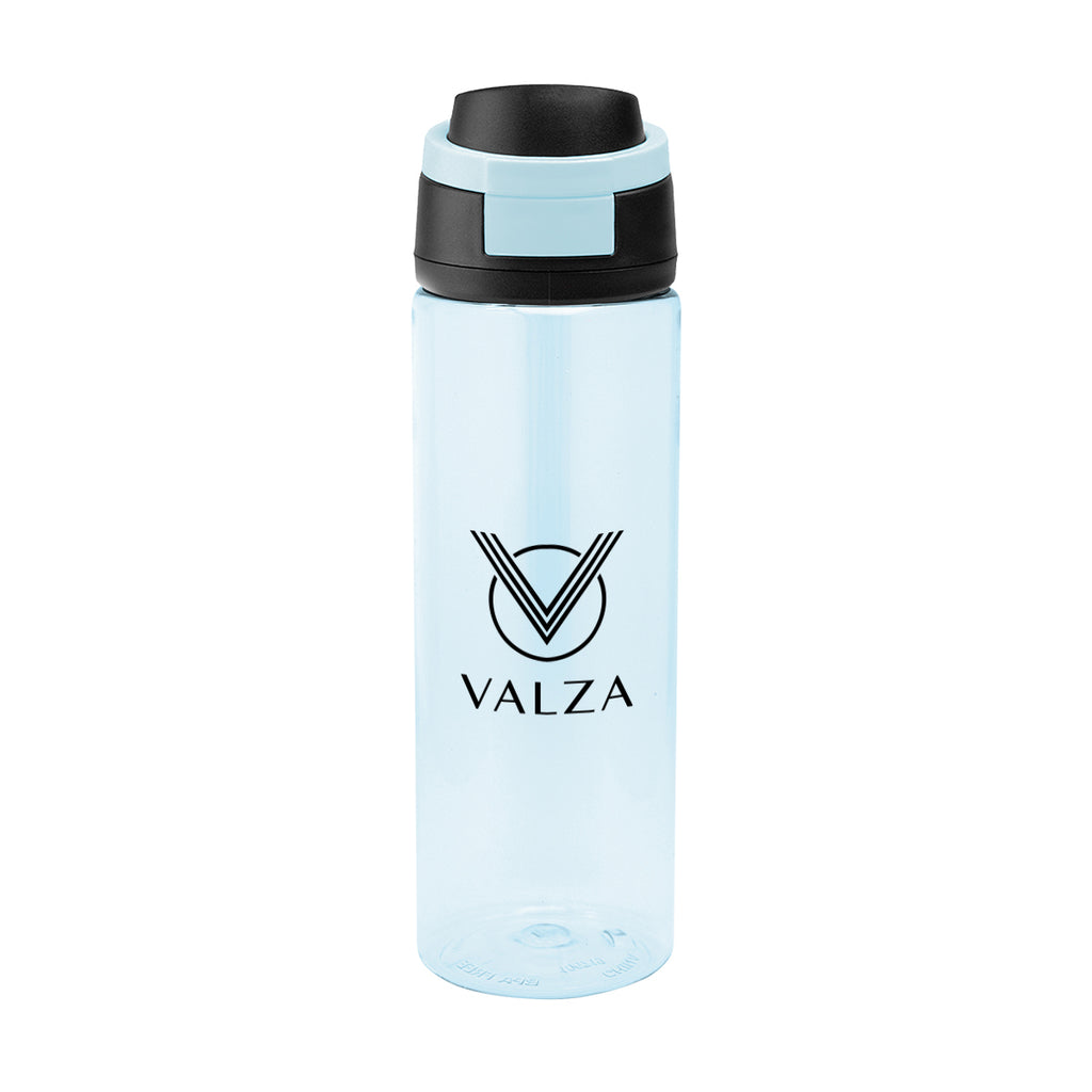 Pop Sip Bottle in Recycled PET, 24 oz - Blue - Silk Screen