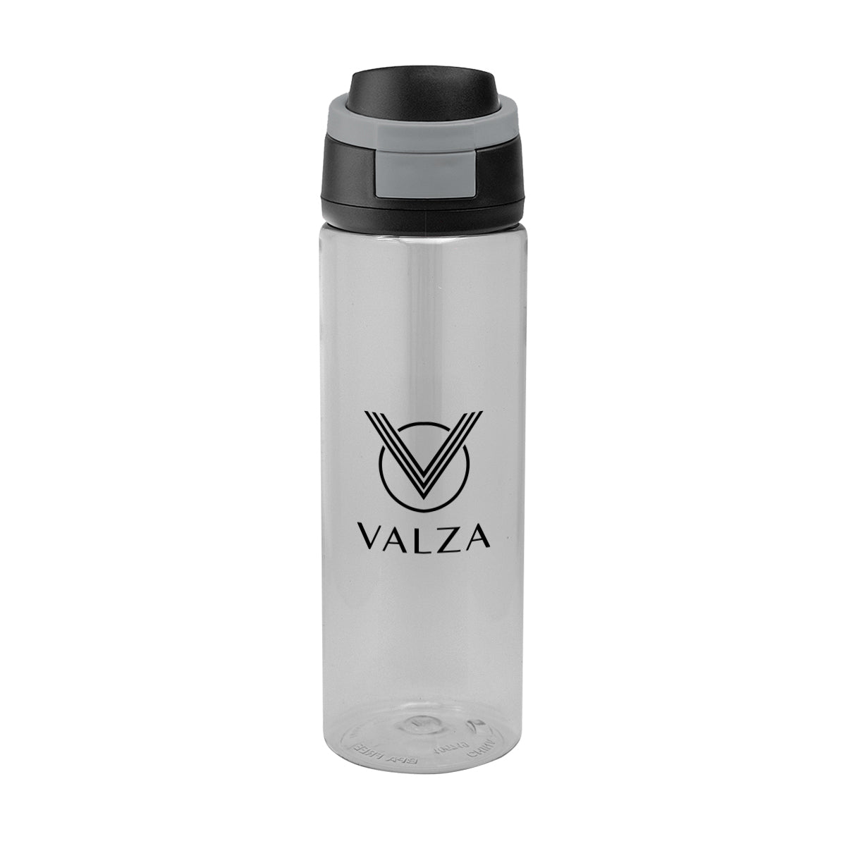 Pop Sip Bottle in Recycled PET, 24 oz - Gray - Silk Screen