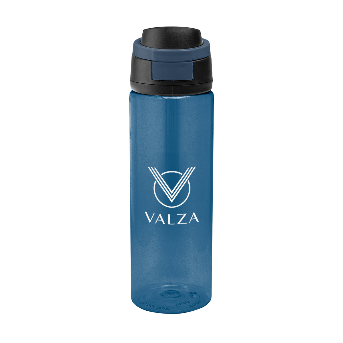 Pop Sip Bottle in Recycled PET, 24 oz - Navy - Silk Screen