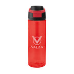 Pop Sip Bottle in Recycled PET, 24 oz - Red - Silk Screen