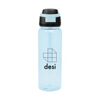 Pop Sip Bottle in Recycled PET, 32 oz - Blue - Silk Screen
