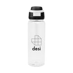 Pop Sip Bottle in Recycled PET, 32 oz - Clear - Silk Screen