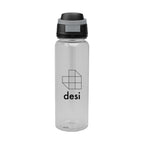 Pop Sip Bottle in Recycled PET, 32 oz - Gray - Silk Screen
