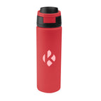 Pop Sip Recycled Stainless Steel Bottle, 24 oz - Red - Silk Screen