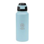 Pop Sip Recycled Stainless Steel Bottle, 32 oz - Light Blue - Laser Engraving