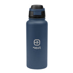 Pop Sip Recycled Stainless Steel Bottle, 32 oz - Navy - Laser Engraving
