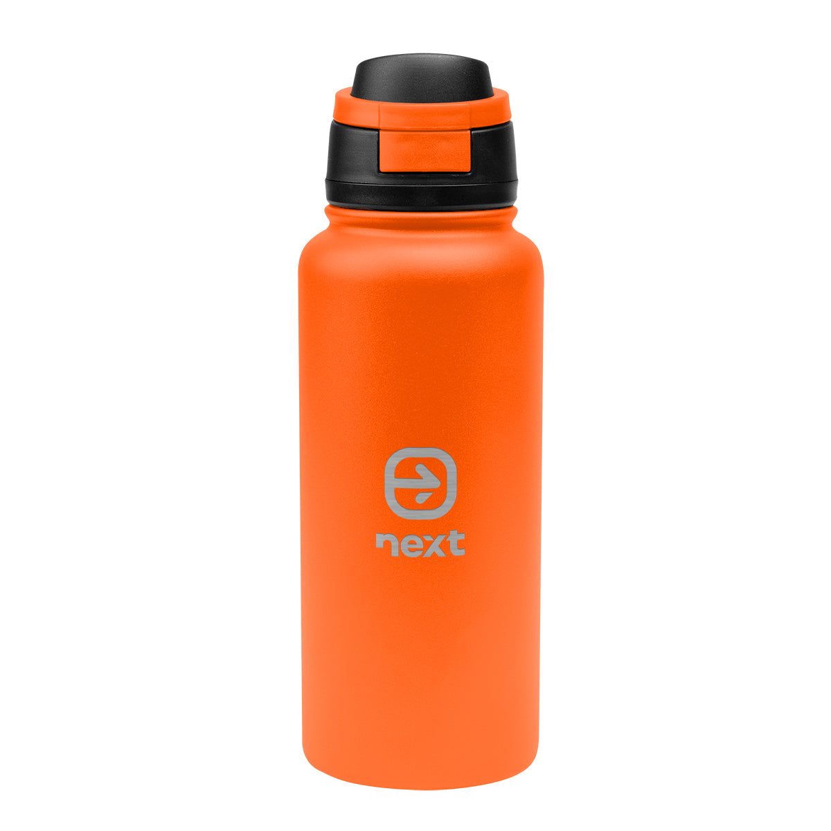 Pop Sip Recycled Stainless Steel Bottle, 32 oz - Orange - Laser Engraving