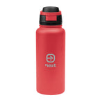 Pop Sip Recycled Stainless Steel Bottle, 32 oz - Red - Laser Engraving