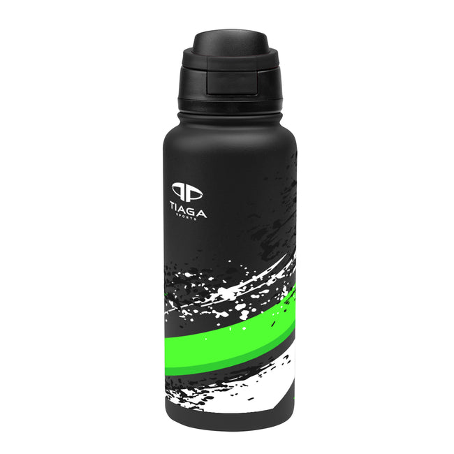 Pop Sip Recycled Stainless Steel Bottle in Full Color, 32 oz