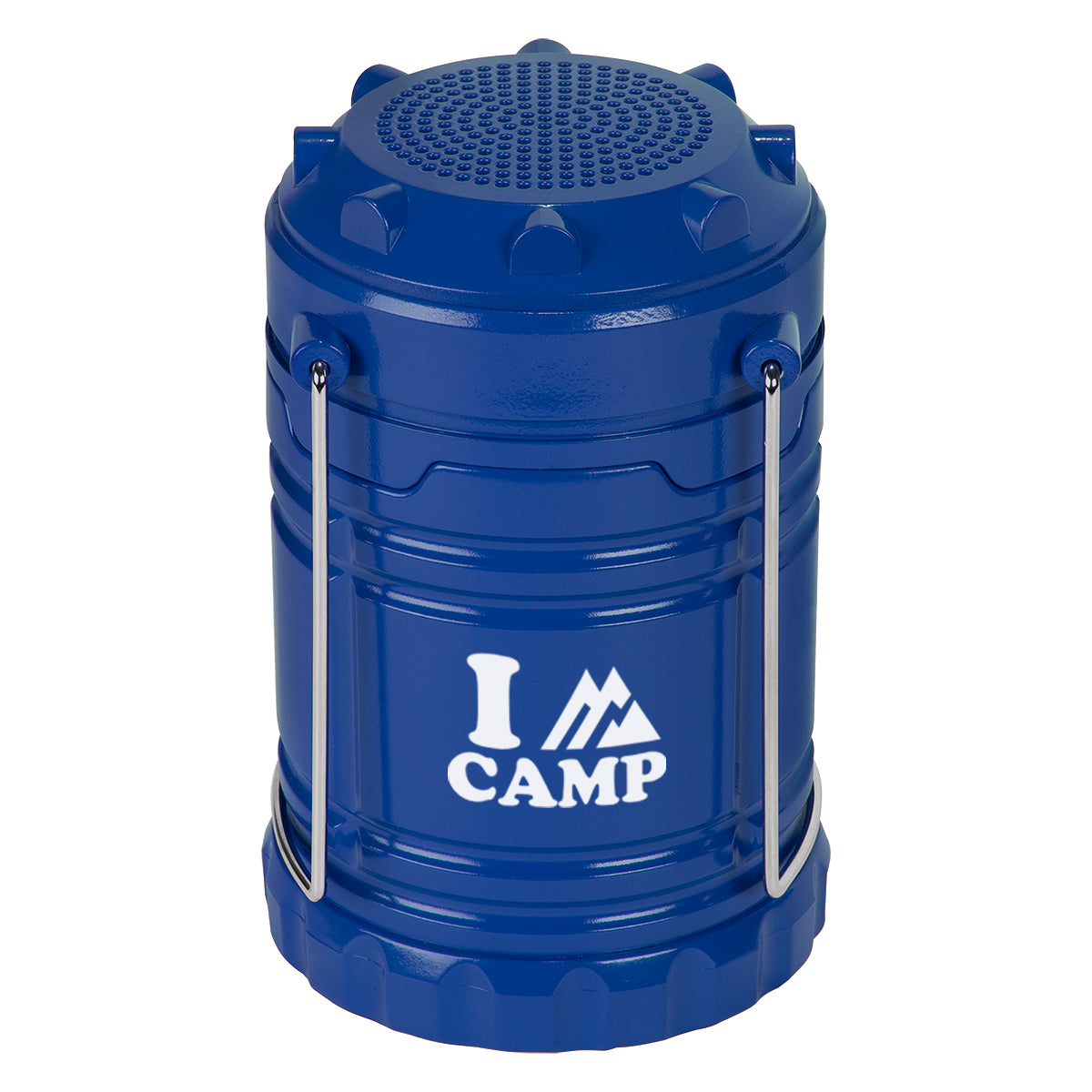 Pop-Up COB Lantern with Speaker - Royal Blue - Pad Print
