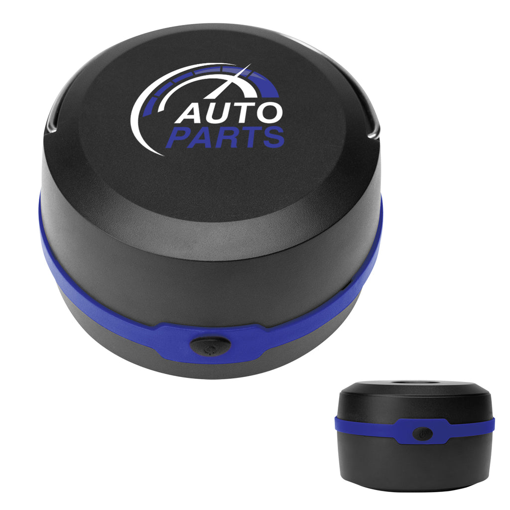 Pop-Up Rechargeable LED Lantern - Black With Royal - Full Color