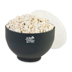 Popcorn Party Gift Box with Popper and Seasonings - Black - View 2