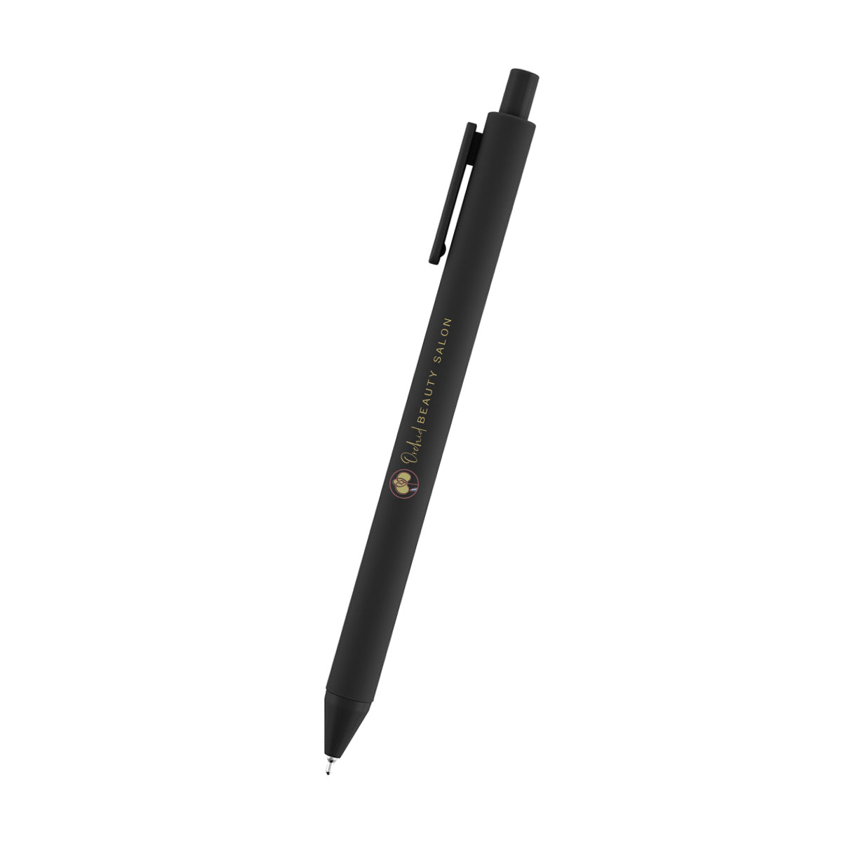 Poppy Semi-Gel Pen in Recycled ABS - Black - Full Color