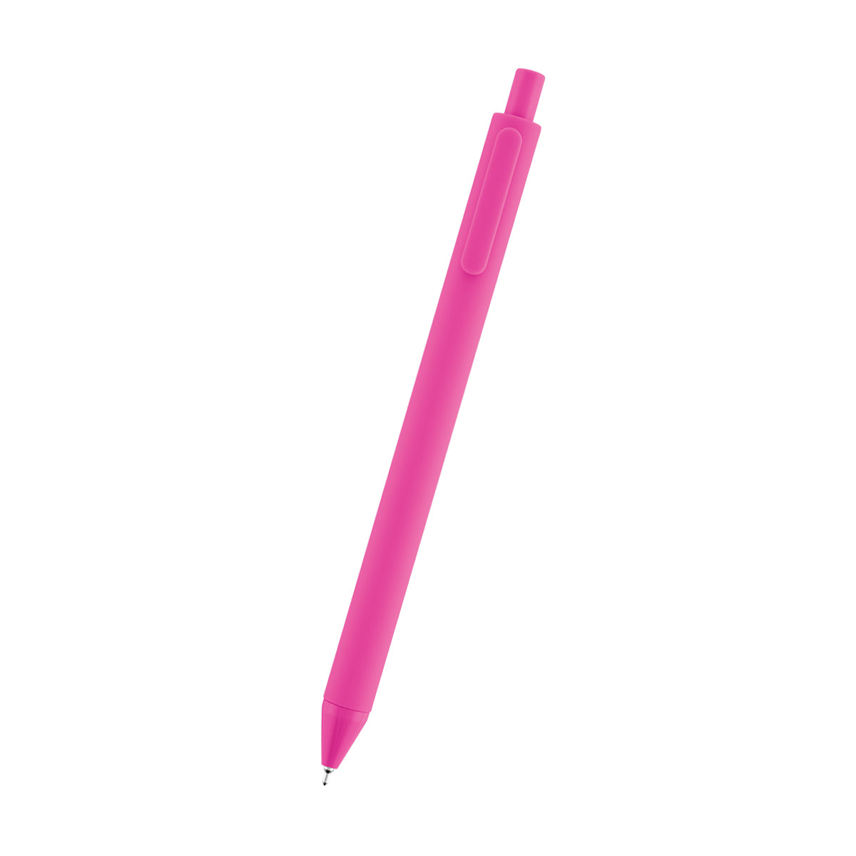 Poppy Semi-Gel Pen in Recycled ABS - Fuchsia - Front