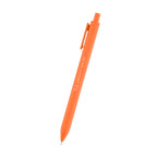Poppy Semi-Gel Pen in Recycled ABS Full Color - Orange - Silk Screen