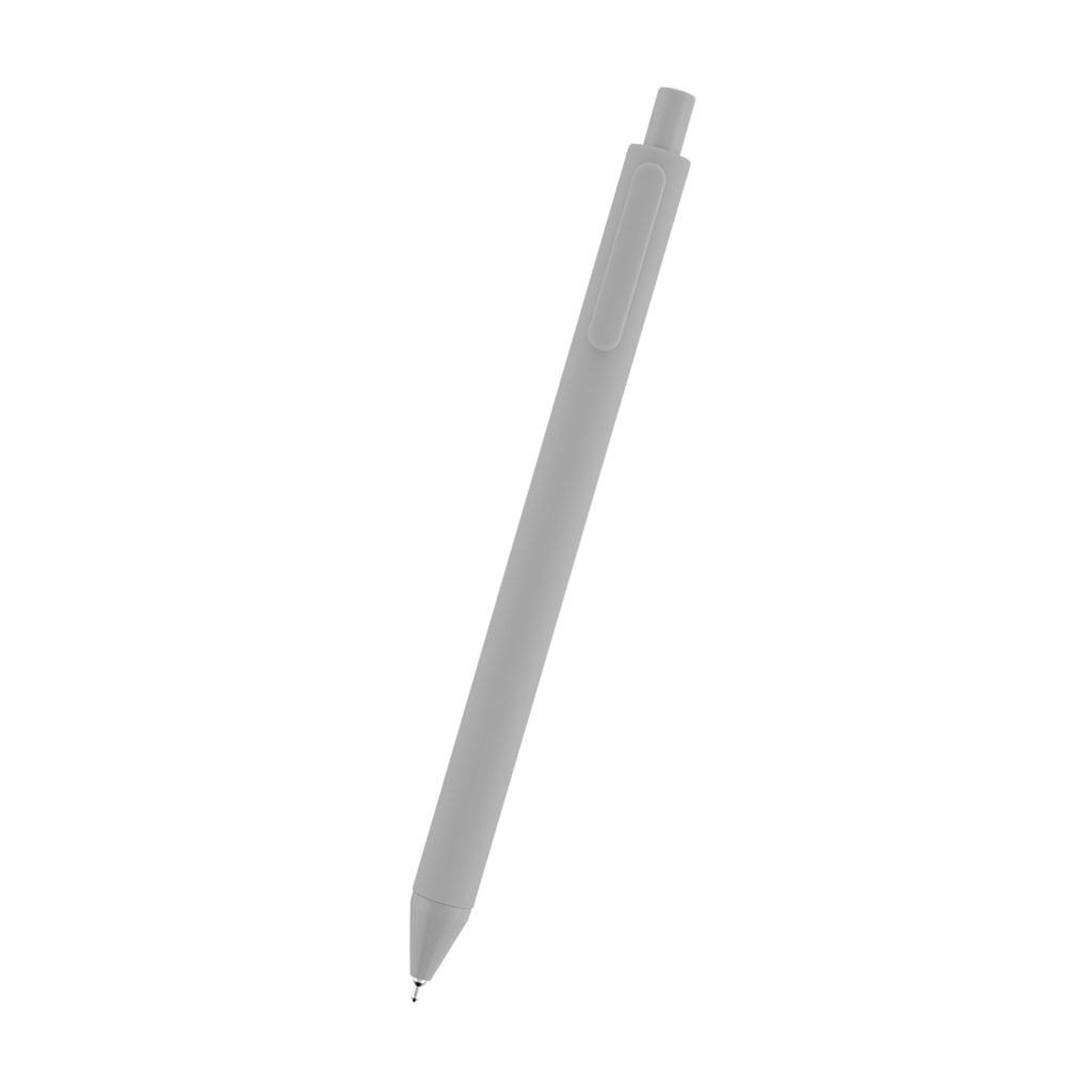 Poppy Semi-Gel Pen in Recycled ABS - Gray - Front