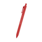 Poppy Semi-Gel Pen in Recycled ABS - Red - Silk Screen