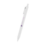Poppy Semi-Gel Pen in Recycled ABS - White - Full Color