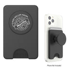 PopSockets PopWallet Plus for Magnetic Charging - Black - Digital