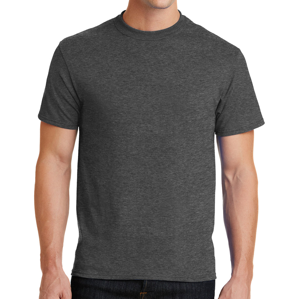 Port & Company T-Shirt, Core Blend - Dark Heather Gray