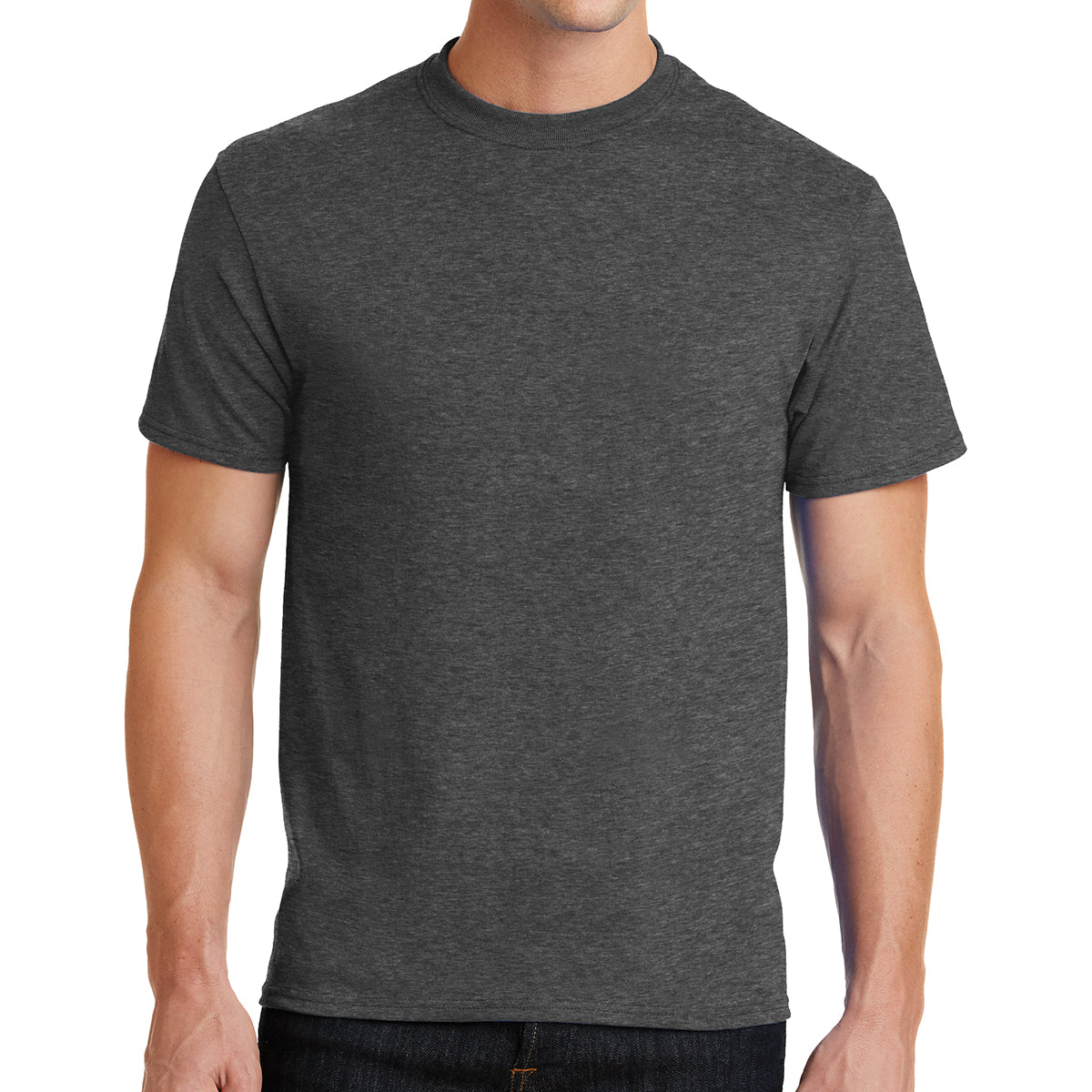 Port & Company T-Shirt, Core Blend - Dark Heather Gray