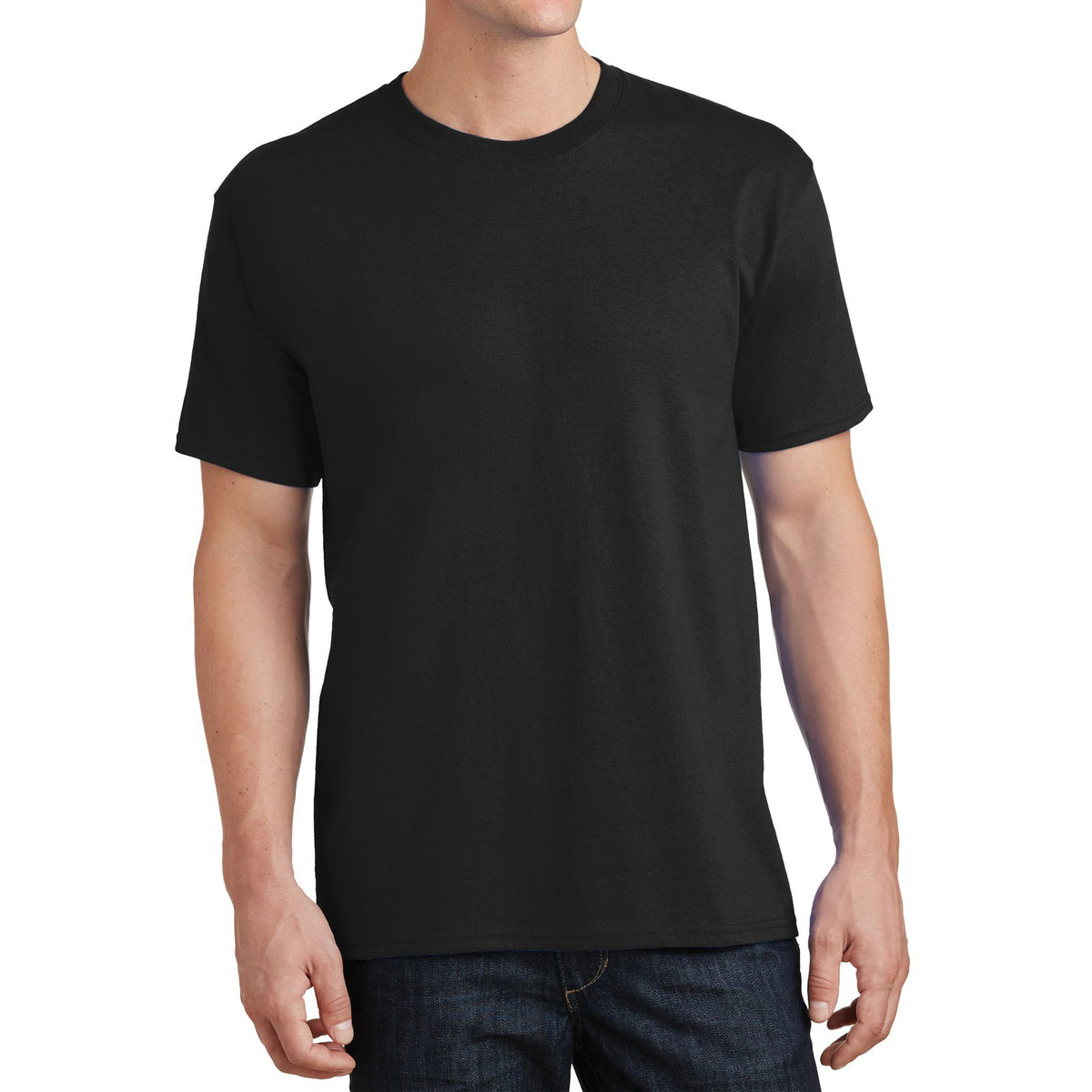 Port & Company T-Shirt, Core Cotton - Jet Black