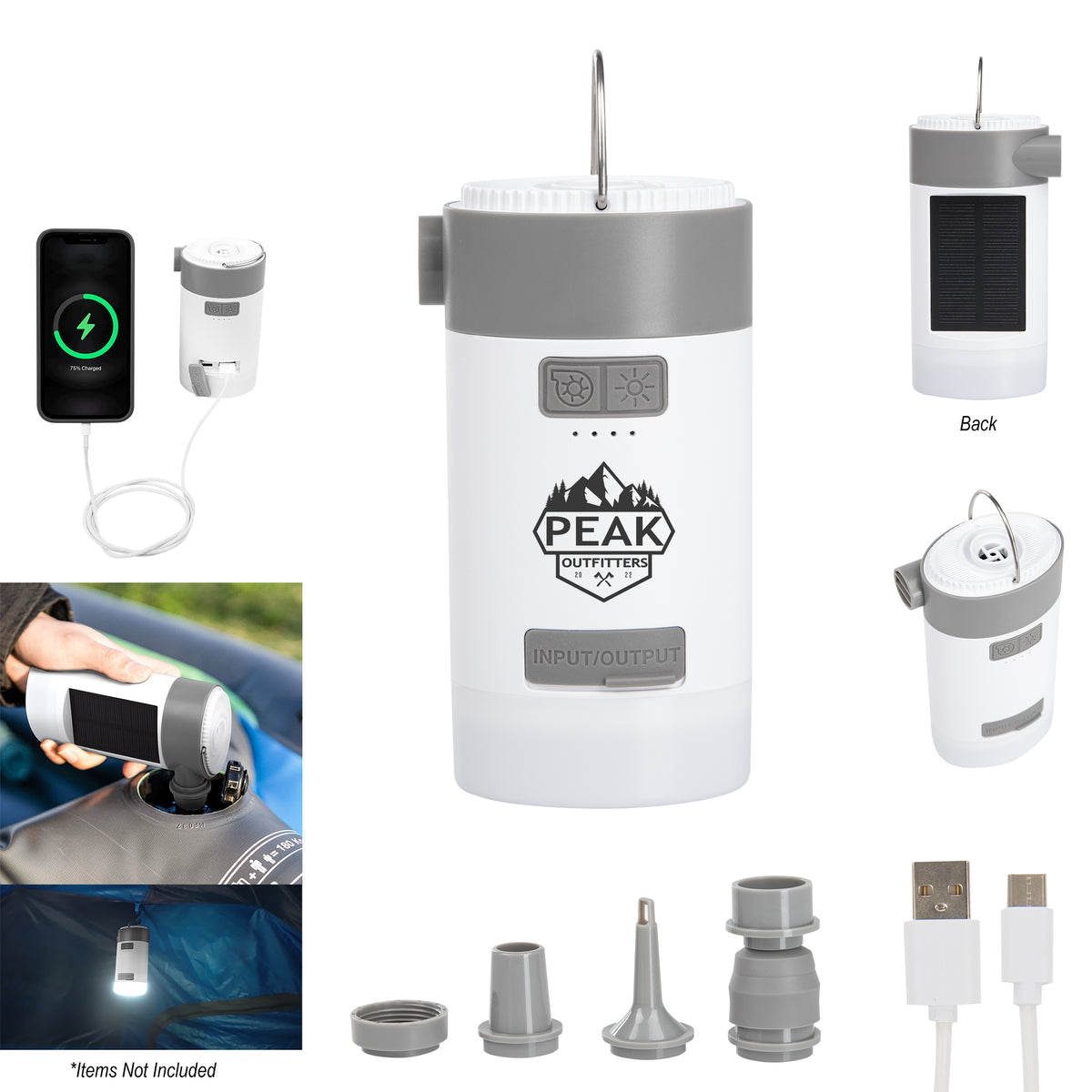 Portable Air Pump, Three-Way