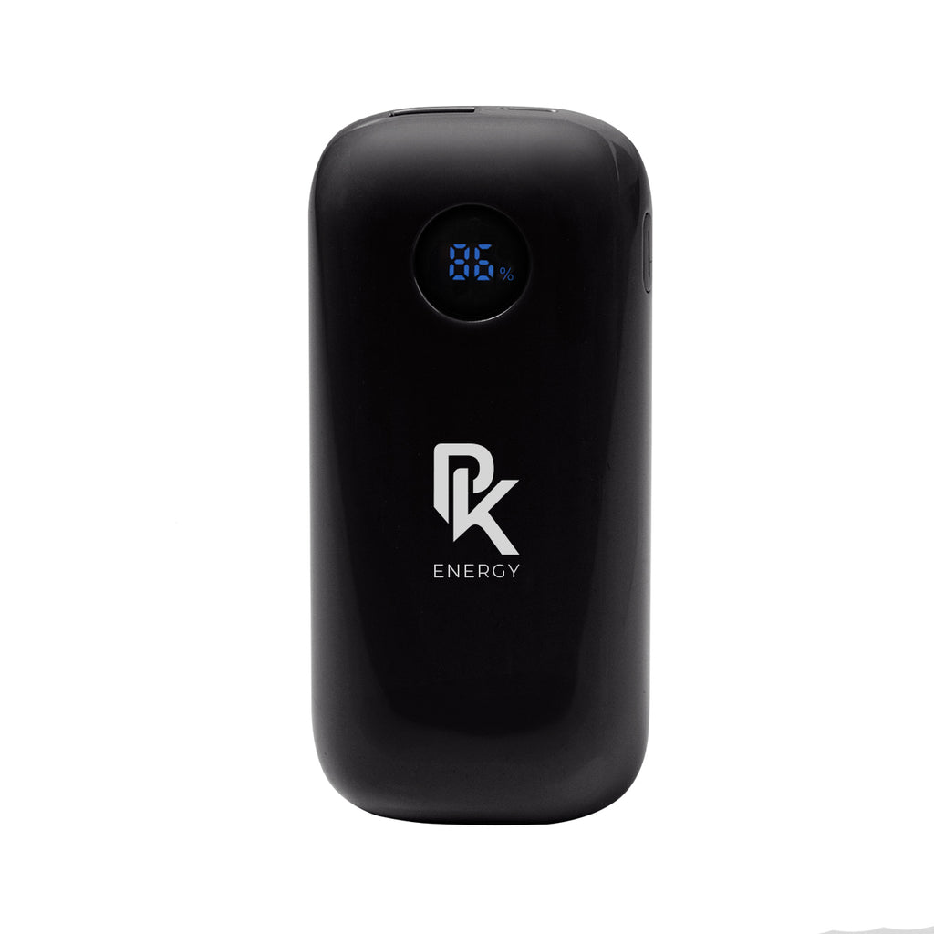 Portable Power Bank, 10,000 mAh - Black - Silk Screen