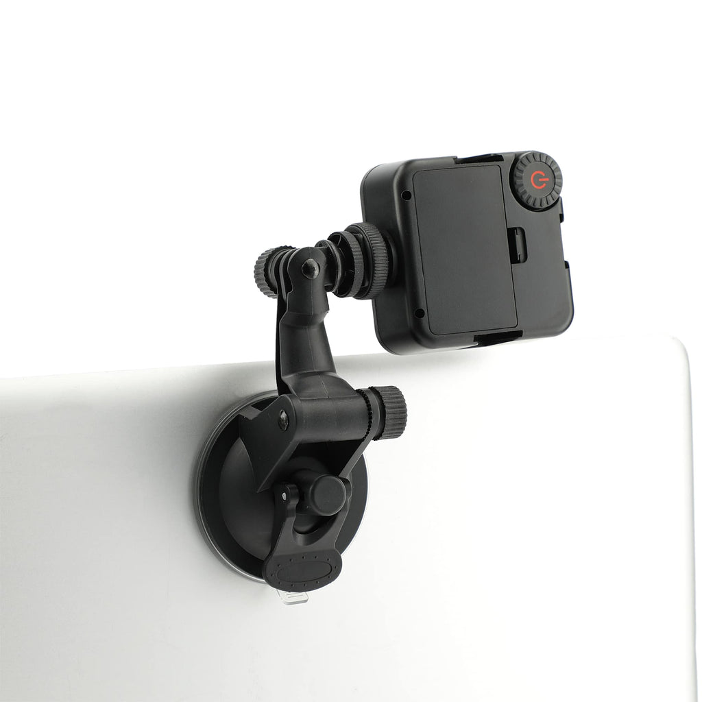 Portable Video Light for Laptops and Tablets - Black - Laptop Mount 2