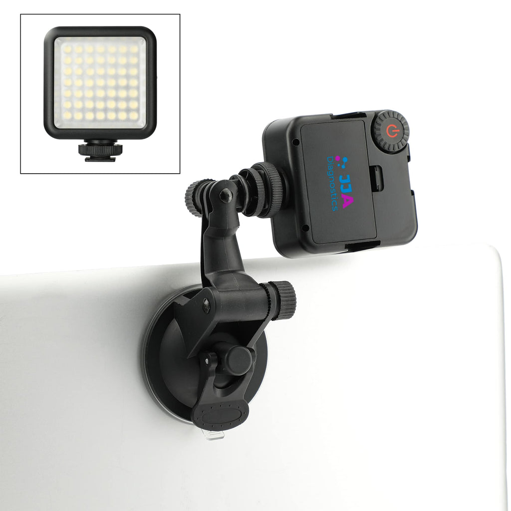 Portable Video Light for Laptops and Tablets - Black - Laptop Mount Light