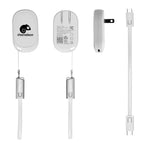 Portable Wall Charger, 30W - White - Pad Print