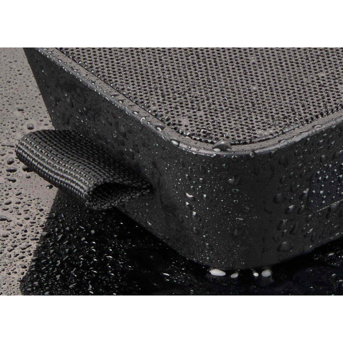 PortaBoom Water-Resistant Speaker, 3W Full Color - Black - Detail
