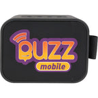 PortaBoom Water-Resistant Speaker, 3W Full Color - Black - Front