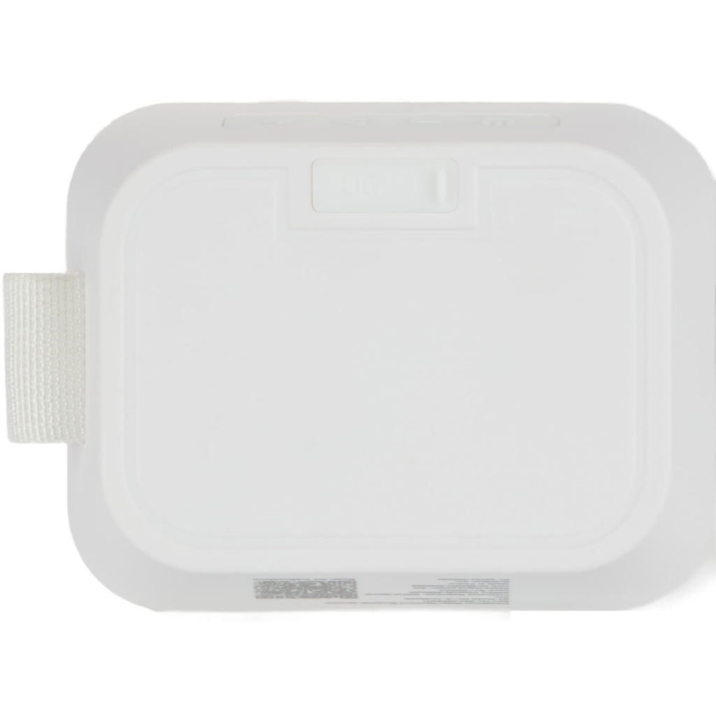 PortaBoom Water-Resistant Speaker, 3W Full Color - White - Back