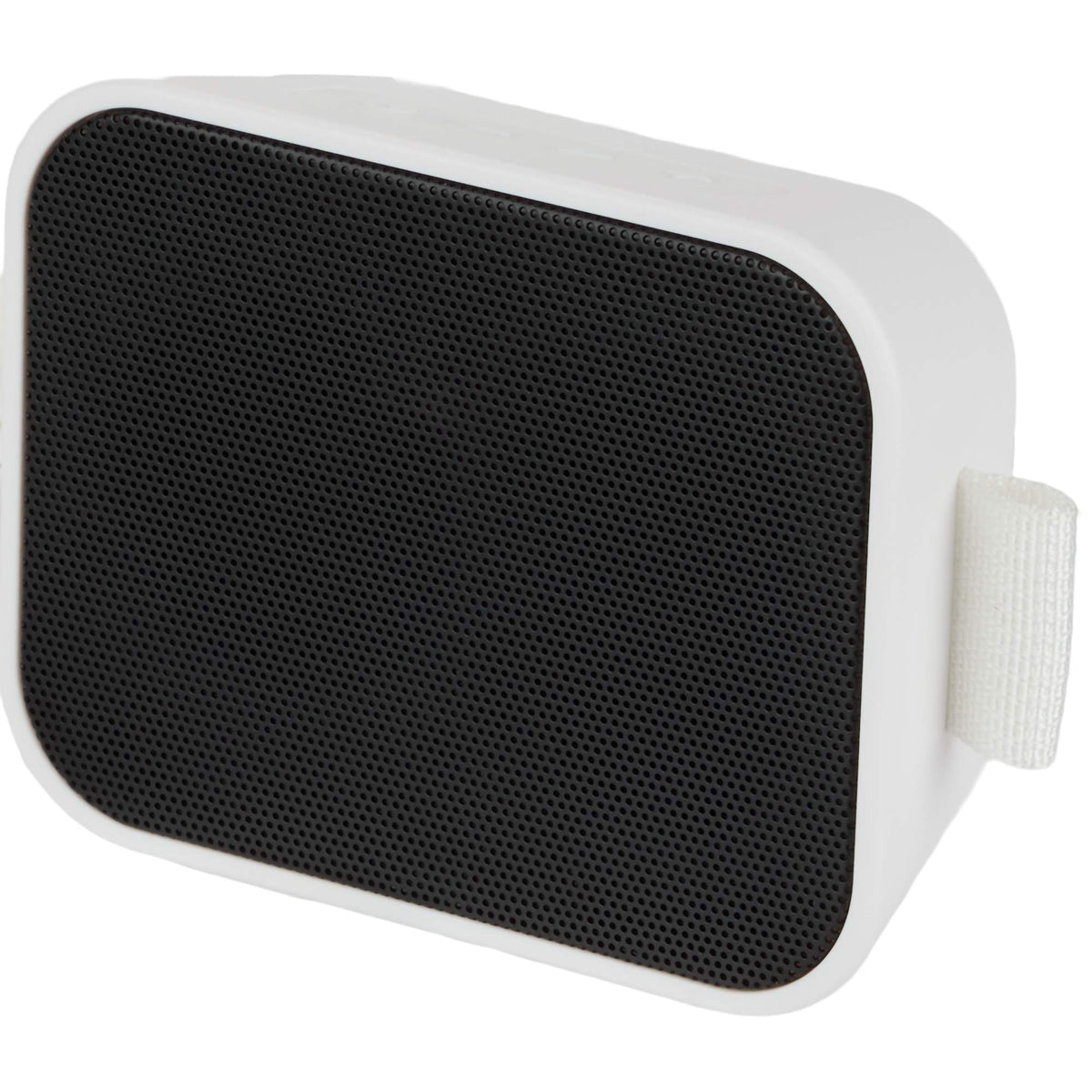 PortaBoom Water-Resistant Speaker, 3W Full Color - White - Left Angle