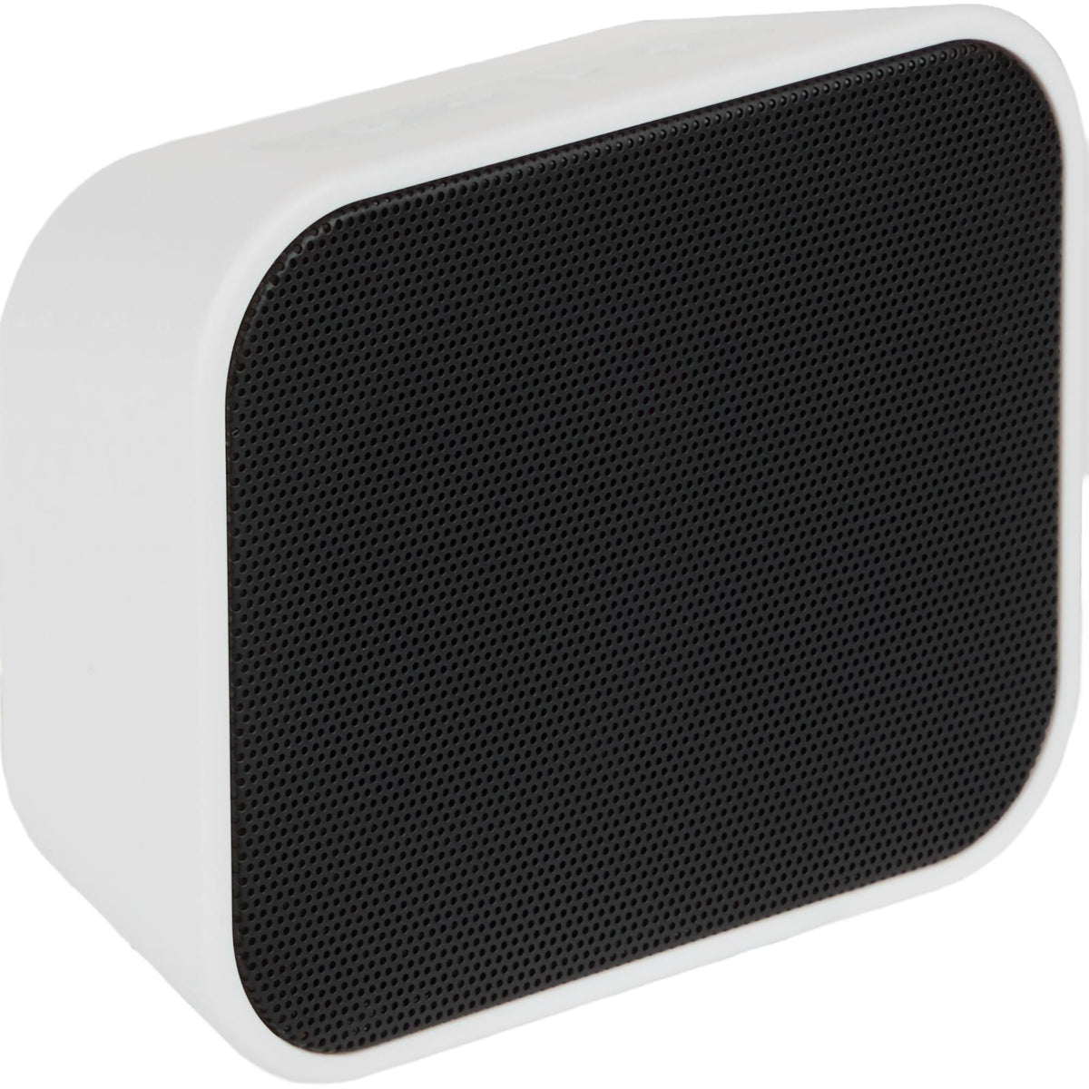 PortaBoom Water-Resistant Speaker, 3W Full Color - White - Right Angle