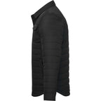 Porter Insulated Shirt Jacket for Men Embroidery - Black - Left Side