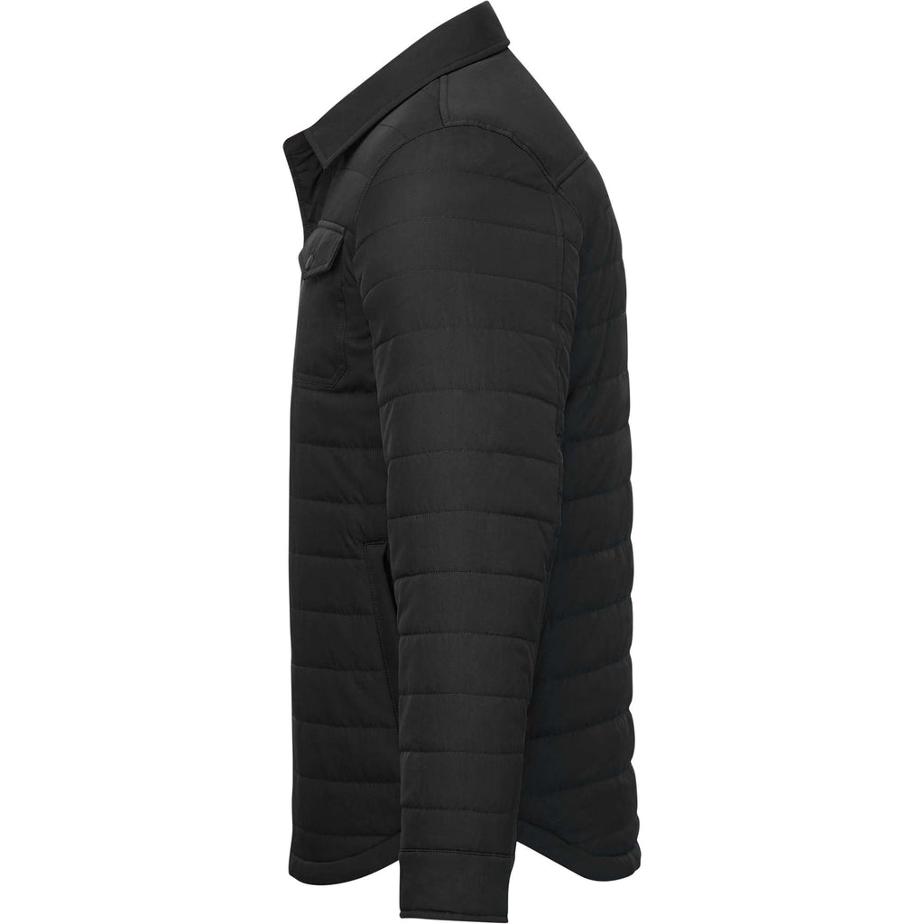 Porter Insulated Shirt Jacket for Men Transfer - Black - Left Side