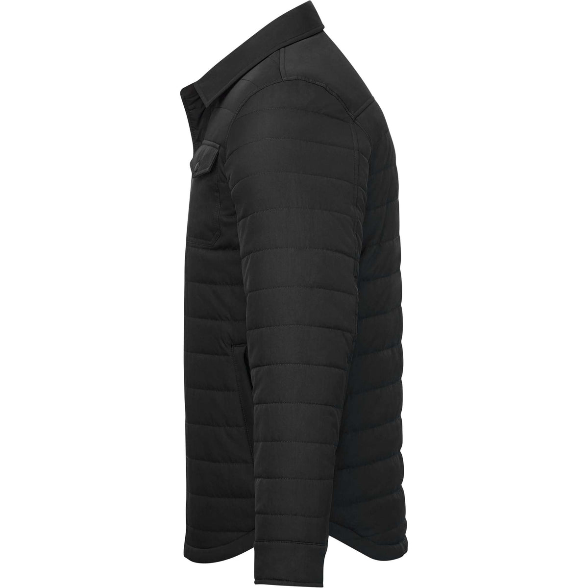 Porter Insulated Shirt Jacket for Men Transfer - Black - Left Side