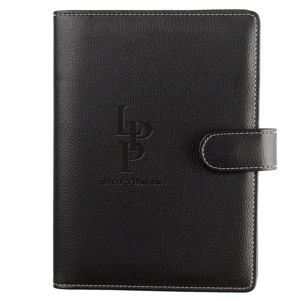 Portfolio in Pebble Grain - Black - Debossing