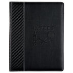 Portfolio with a Carbon Fiber Look - Black - Debossing