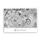 Post-it Printed Coloring Pad, 25 Sheets - Full Color