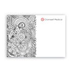 Post-it Printed Coloring Pad, 25 Sheets - White - Full Color