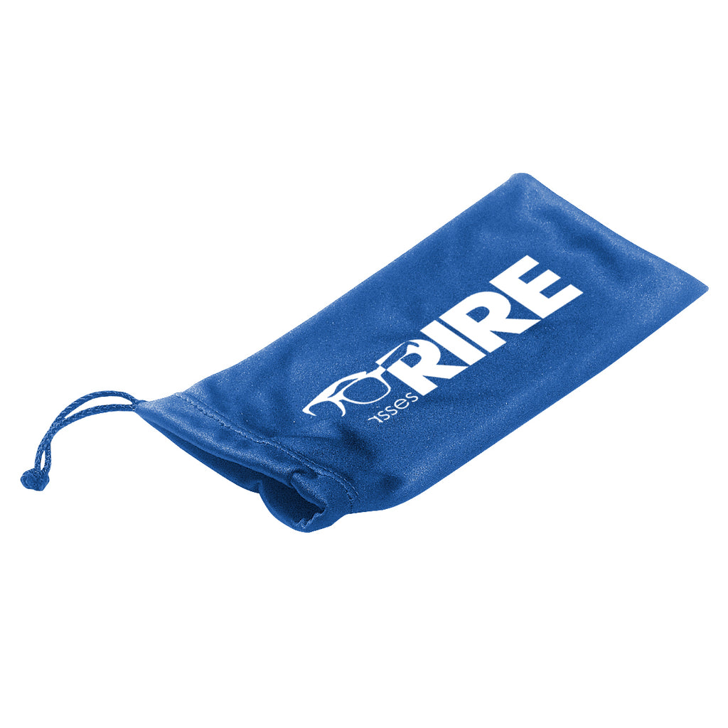 Pouch in Microfiber with a Drawstring - Royal Blue - Silk Screen