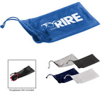 Pouch in Microfiber with a Drawstring
