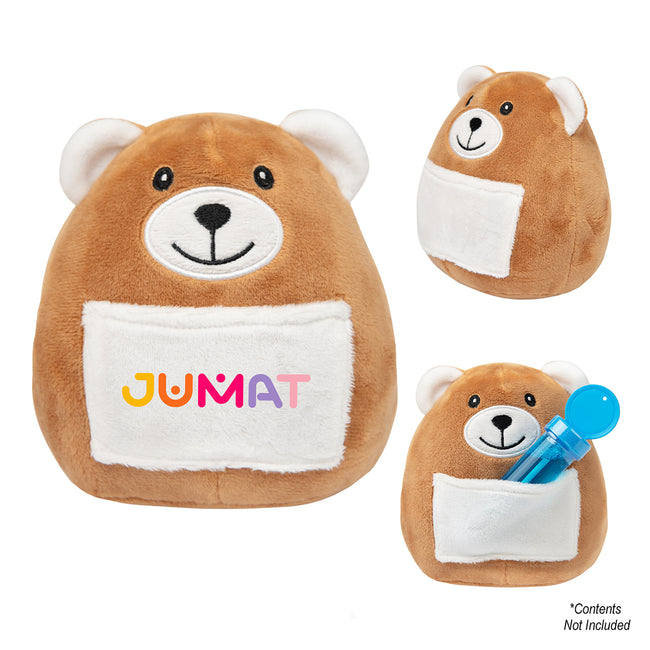 Pouch Pet Bear Plush Toy, 6 Inch